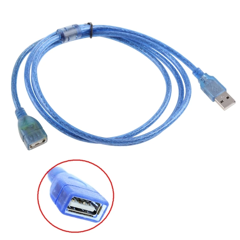Blue USB 2.0 5ft 1.5m New Clear Extension Male to Female Cable Connector Drop Shipping
Blue USB 2.0 5ft 1.5m New Clear Extension Male to Female Cable Connector Drop Shipping