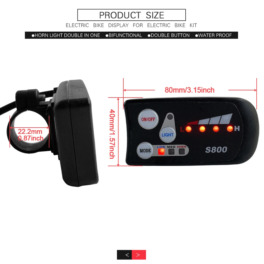 36/48V 30A Sine Wave Controller S800 Display Throttle 8 PAS Kit For E-Bike MTB Bike Scooter Battery Modification Controller Set
36/48V 30A Sine Wave Controller S800 Display Throttle 8 PAS Kit For E-Bike MTB Bike Scooter Battery Modification Controller Set