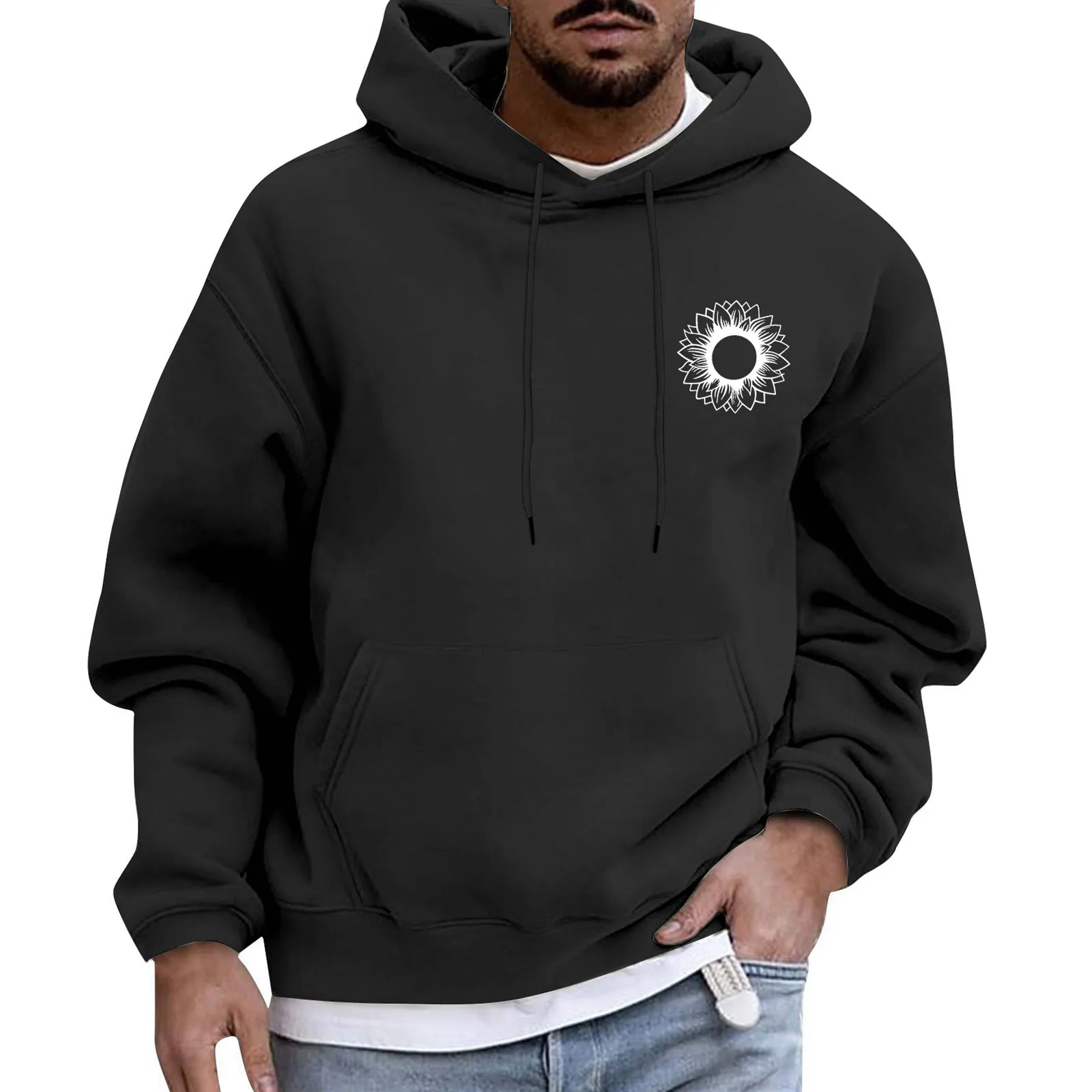 Men's Autumn And Winter Fashion Casual Letter Printing Long Sleeve Hooded Sweater
Men's Autumn And Winter Fashion Casual Letter Printing Long Sleeve Hooded Sweater