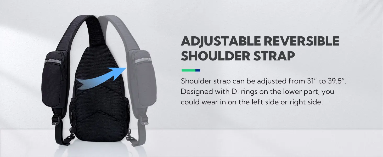 WATERFLY Sling Bag Chest Pack Shoulder Crossbody Sling Backpack For Women Men Travel Hiking Chest Bag Daypack WATERFLY Sling Bag Chest Pack Shoulder Crossbody Sling Backpack For Women Men Travel Hiking Chest Bag Daypack