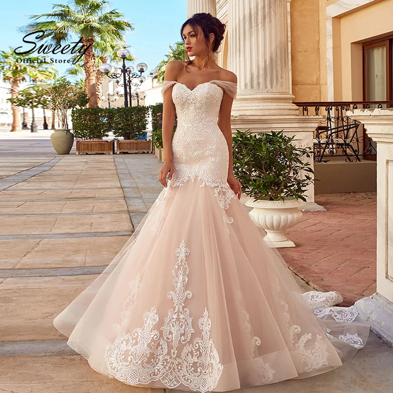 Luxury Mermaid Wedding Dress With Sequins Organza With Embroidery Slim-line V-neck Nude Sleeveless Gowns Bride Vestido De Novia
Luxury Mermaid Wedding Dress With Sequins Organza With Embroidery Slim-line V-neck Nude Sleeveless Gowns Bride Vestido De Novia