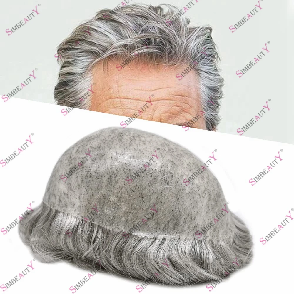 #1B80 100% Human Hair Men's Toupee Natural Hairline Strong Poly Base 30mm Wave Non Surgical Hair Replacement Cheap Hairpieces
#1B80 100% Human Hair Men's Toupee Natural Hairline Strong Poly Base 30mm Wave Non Surgical Hair Replacement Cheap Hairpieces