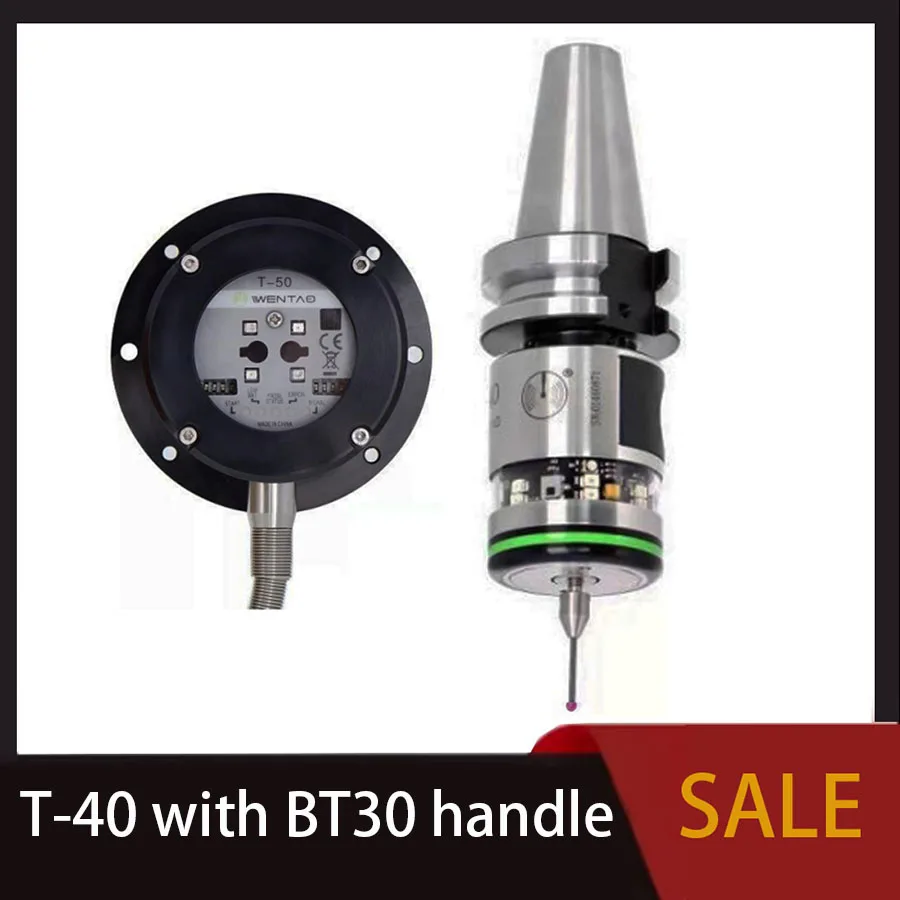 New T40 CNC Wireless Measuring Head Machine Tool Infrared Signal Probe 3D Automatic Center and Edge Finder
New T40 CNC Wireless Measuring Head Machine Tool Infrared Signal Probe 3D Automatic Center and Edge Finder