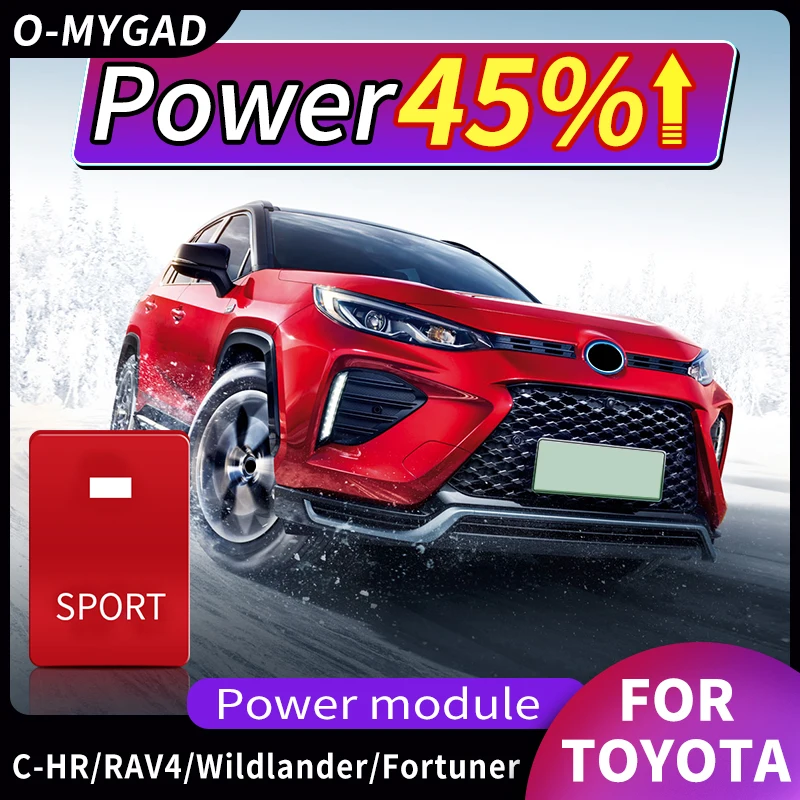 For Toyota C- HR RAV4 Wildlander Fortuner power module accelerator horsepower acceleration upgrade system
For Toyota C- HR RAV4 Wildlander Fortuner power module accelerator horsepower acceleration upgrade system