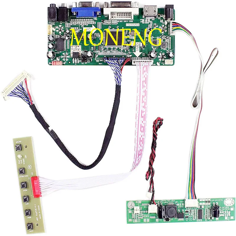 HDMI+VGA Control Board Monitor Kit for M195RTN01.0 M195RTN01.1 LCD LED screen Controller Board Driver
HDMI+VGA Control Board Monitor Kit for M195RTN01.0 M195RTN01.1 LCD LED screen Controller Board Driver