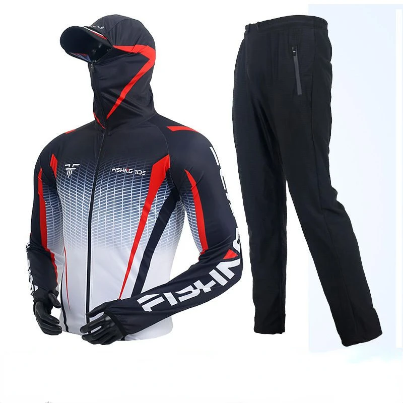 Summer Fishing Suit Ice Silk Quick-drying Breathable Sunscreen Mosquito Repellent Men's Outdoor Sports Lure Fishing Clothe Set
Summer Fishing Suit Ice Silk Quick-drying Breathable Sunscreen Mosquito Repellent Men's Outdoor Sports Lure Fishing Clothe Set