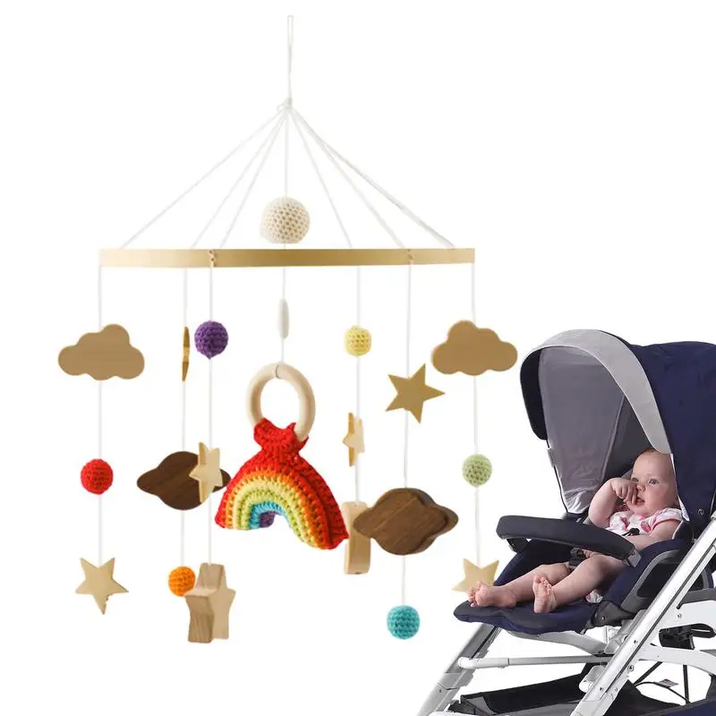 Rotating Mobile Bed Bell Wind Chimes Soother Toy Rotating Decorative Wind Chime Crib And Bed Bell For 0-3 Year Old Babies Boys
Rotating Mobile Bed Bell Wind Chimes Soother Toy Rotating Decorative Wind Chime Crib And Bed Bell For 0-3 Year Old Babies Boys