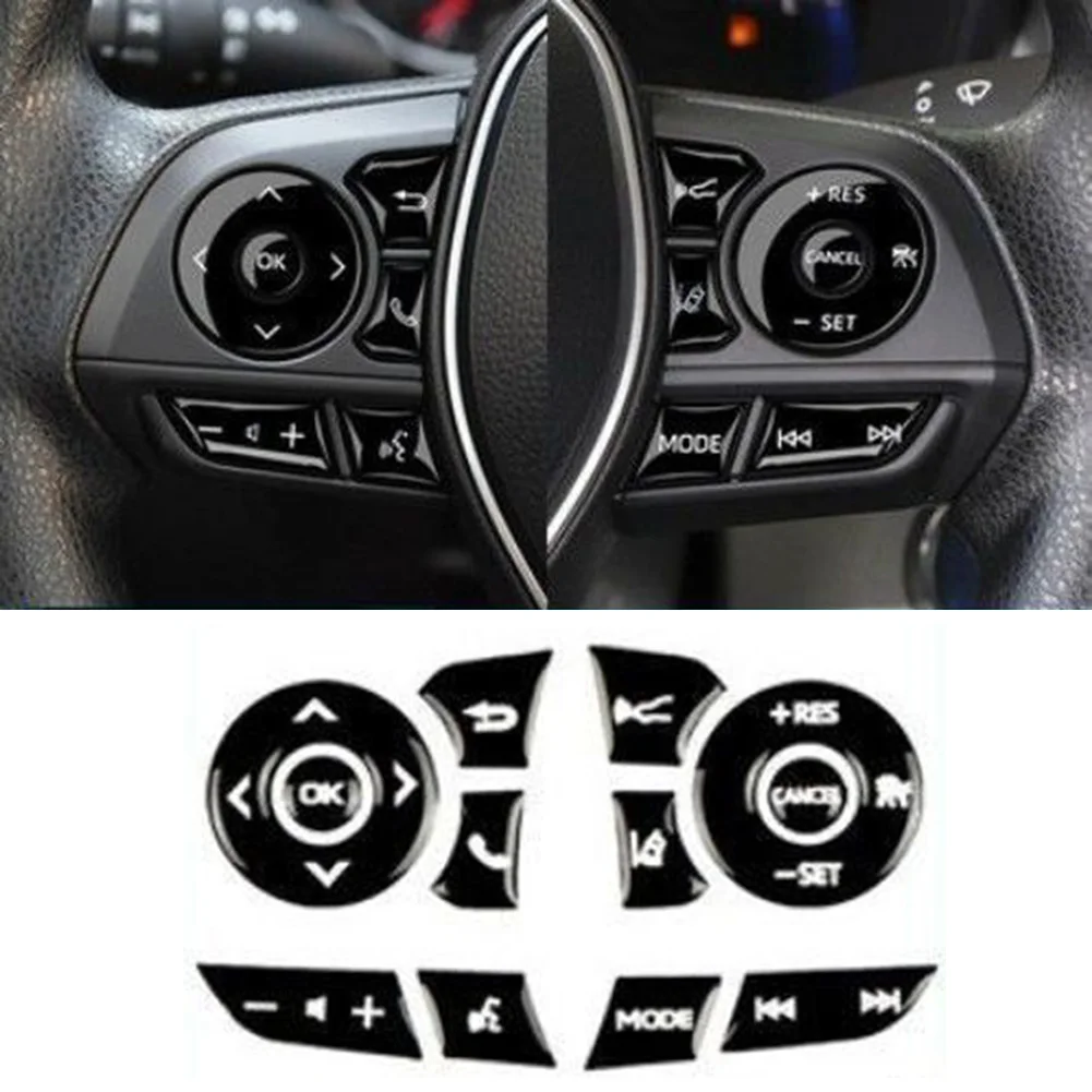 Car Interior Parts Button Cover Trim 12pcs / Set For Corolla 2019-2022 For Toyota Gloss Black High Quality ABS
Car Interior Parts Button Cover Trim 12pcs / Set For Corolla 2019-2022 For Toyota Gloss Black High Quality ABS