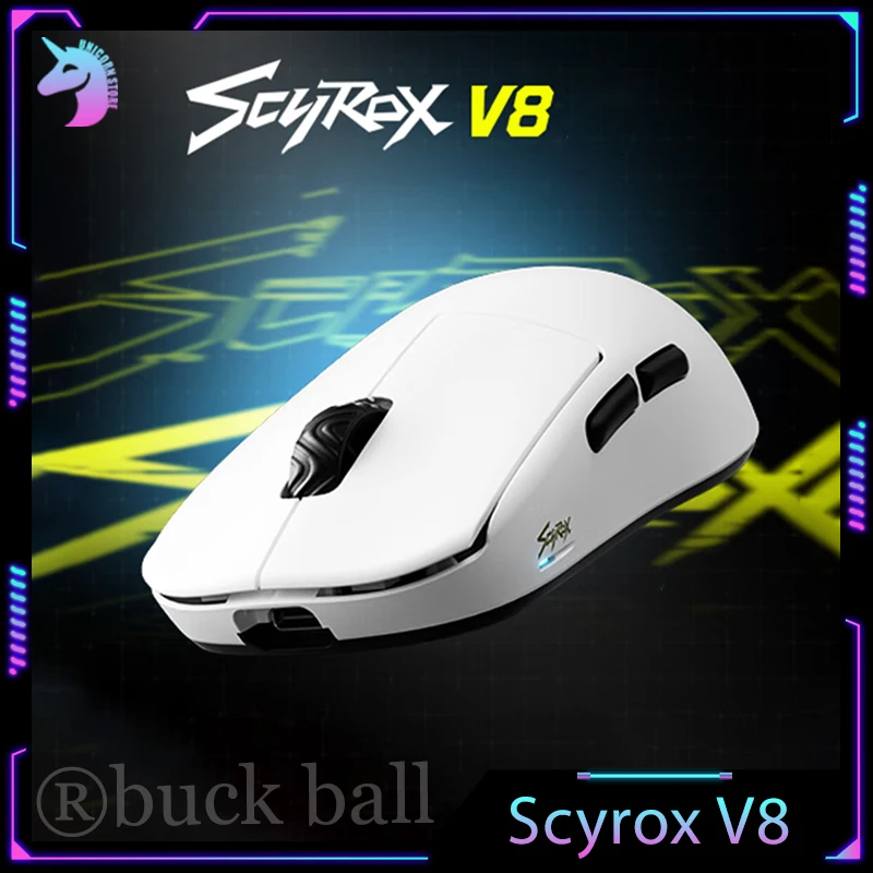 Scyrox V8 Gaming Mouse 2.4g Wireless 2 Mode Light Weight 36g Nordic 36g LightWeight 30000dpi 8k Pixart3950 Office Gaming Mouse
Scyrox V8 Gaming Mouse 2.4g Wireless 2 Mode Light Weight 36g Nordic 36g LightWeight 30000dpi 8k Pixart3950 Office Gaming Mouse