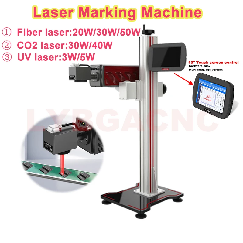 LY Flying Marking Machine Ultraviolet Ray Purple Cold Light UV 3W 5W & CO2 Metal Pipe 30W 40W Laser Marking Machine
LY Flying Marking Machine Ultraviolet Ray Purple Cold Light UV 3W 5W & CO2 Metal Pipe 30W 40W Laser Marking Machine