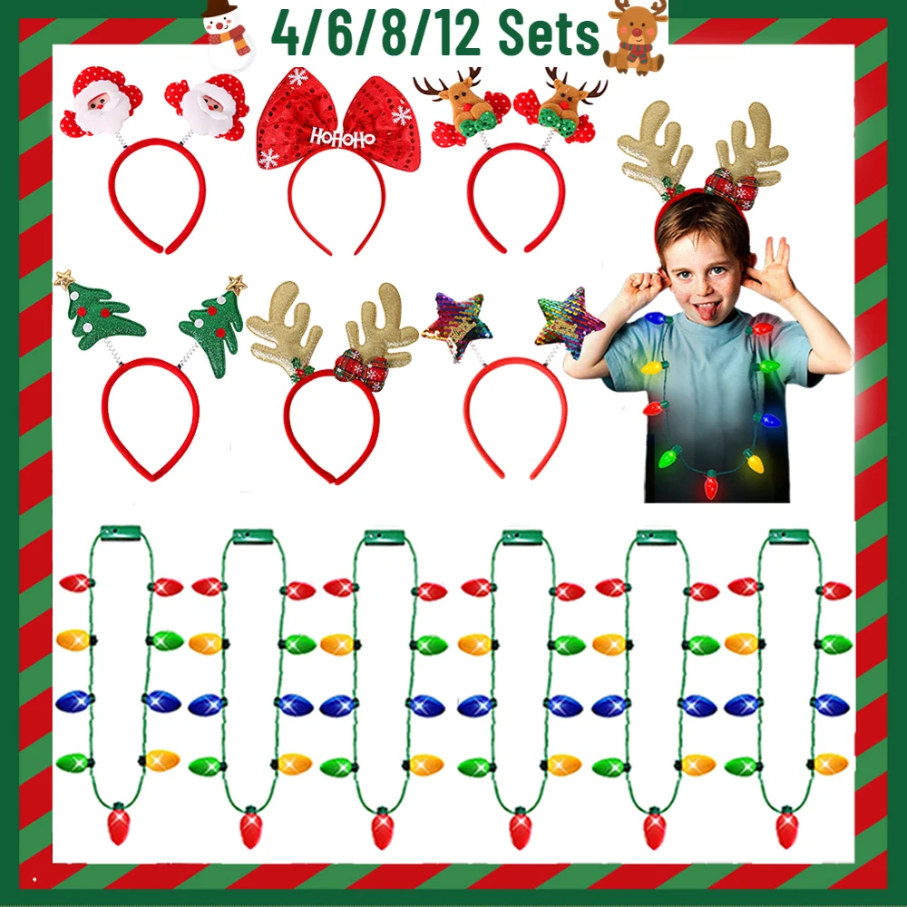 4/6/8/12 комплектов, Новогодняя повязка на голову
4/6/8/12 комплектов, Новогодняя повязка на голову