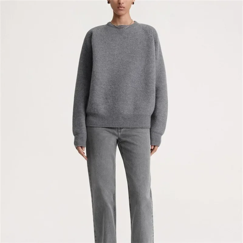 TT@ Nordic Style Sweater for Women Spring 2024, New Round Neck Silhouette with Raglan Sleeves Design, Wool Blend Knit Sweater
TT@ Nordic Style Sweater for Women Spring 2024, New Round Neck Silhouette with Raglan Sleeves Design, Wool Blend Knit Sweater