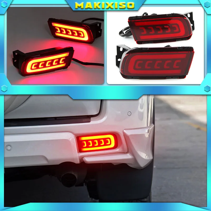 2 шт. для Toyota Land Cruiser Prado LC150 2010-2019 Светодиодный отражатель задние противотуманные фары противотумансветильник фары стоп светильник сигнал поворота
2 шт. для Toyota Land Cruiser Prado LC150 2010-2019 Светодиодный отражатель задние противотуманные фары противотумансветильник фары стоп светильник сигнал поворота