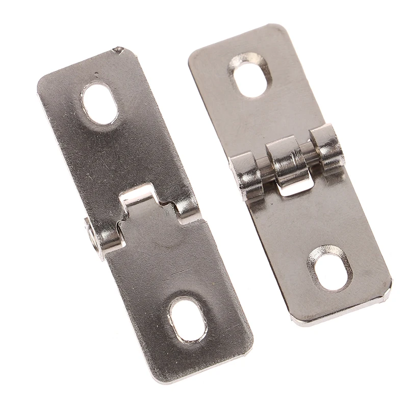 

2Pcs Foldable Stainless Steel Nothing Frame Hinge Balcony Window Decorative Hinges For Wooden Wine Box Case Jewelry Gift Cabinet