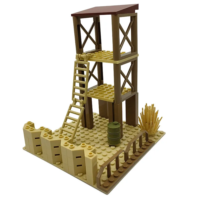 MOC Watchtower Building Blocks Military Scene Guard Tower Compatible Figures Bricks Outpost Model DIY Assemble Toys Gifts
MOC Watchtower Building Blocks Military Scene Guard Tower Compatible Figures Bricks Outpost Model DIY Assemble Toys Gifts