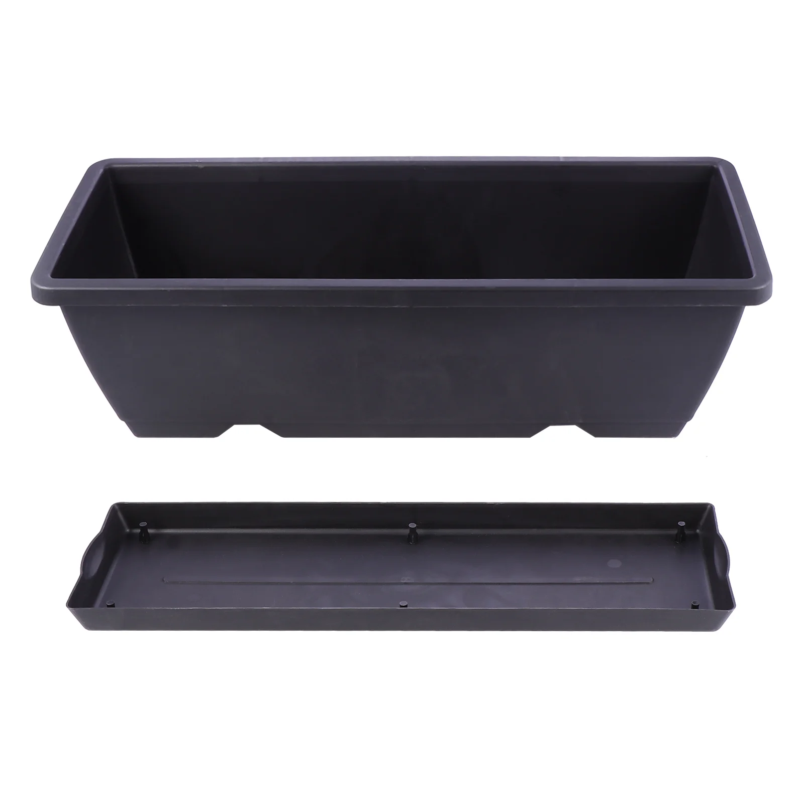 Window Box Planter 20Inch Rectangular Flower Boxes Drainage Holes Trays Planter Box Plastic Indoor Outdoor Plant Box
Window Box Planter 20Inch Rectangular Flower Boxes Drainage Holes Trays Planter Box Plastic Indoor Outdoor Plant Box