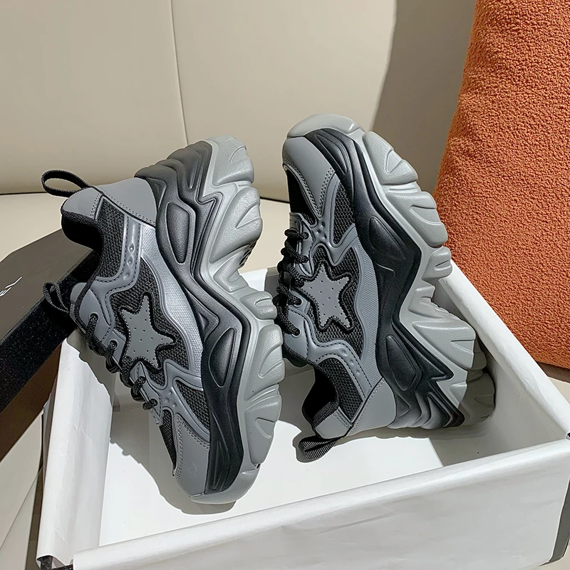 Женские кроссовки для бега, Лоскутная цветная сетчатая дышащая Спортивная повседневная обувь, трендовые уличные Прогулочные кроссовки 
Женские кроссовки для бега, Лоскутная цветная сетчатая дышащая Спортивная повседневная обувь, трендовые уличные Прогулочные кроссовки