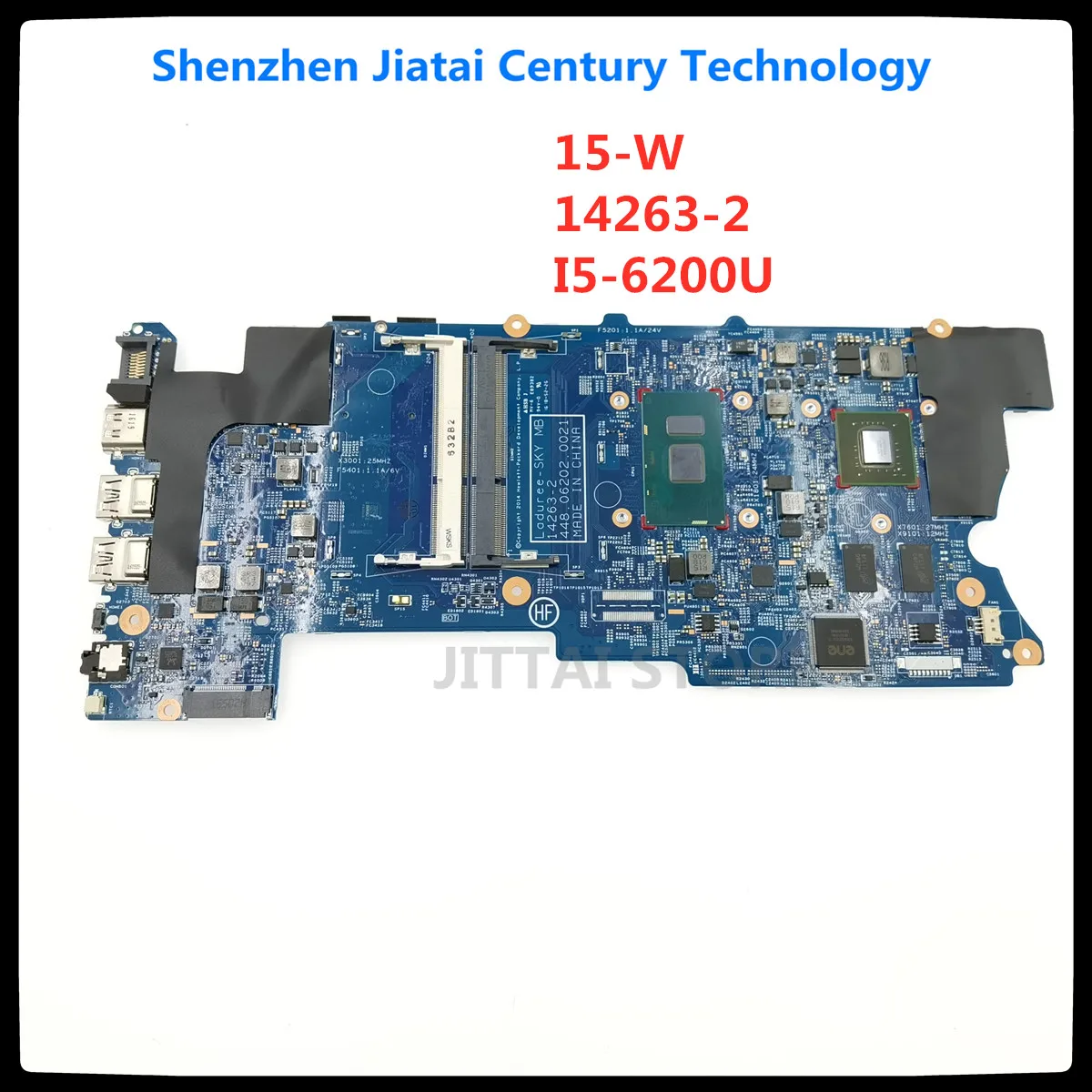 14263-2 448.06202.0021 811099-601 811099-501 FOR HP x360 15-W 15-BK Laptop Motherboard 811099-001 815576-001 i5-6200 Mainboard
14263-2 448.06202.0021 811099-601 811099-501 FOR HP x360 15-W 15-BK Laptop Motherboard 811099-001 815576-001 i5-6200 Mainboard