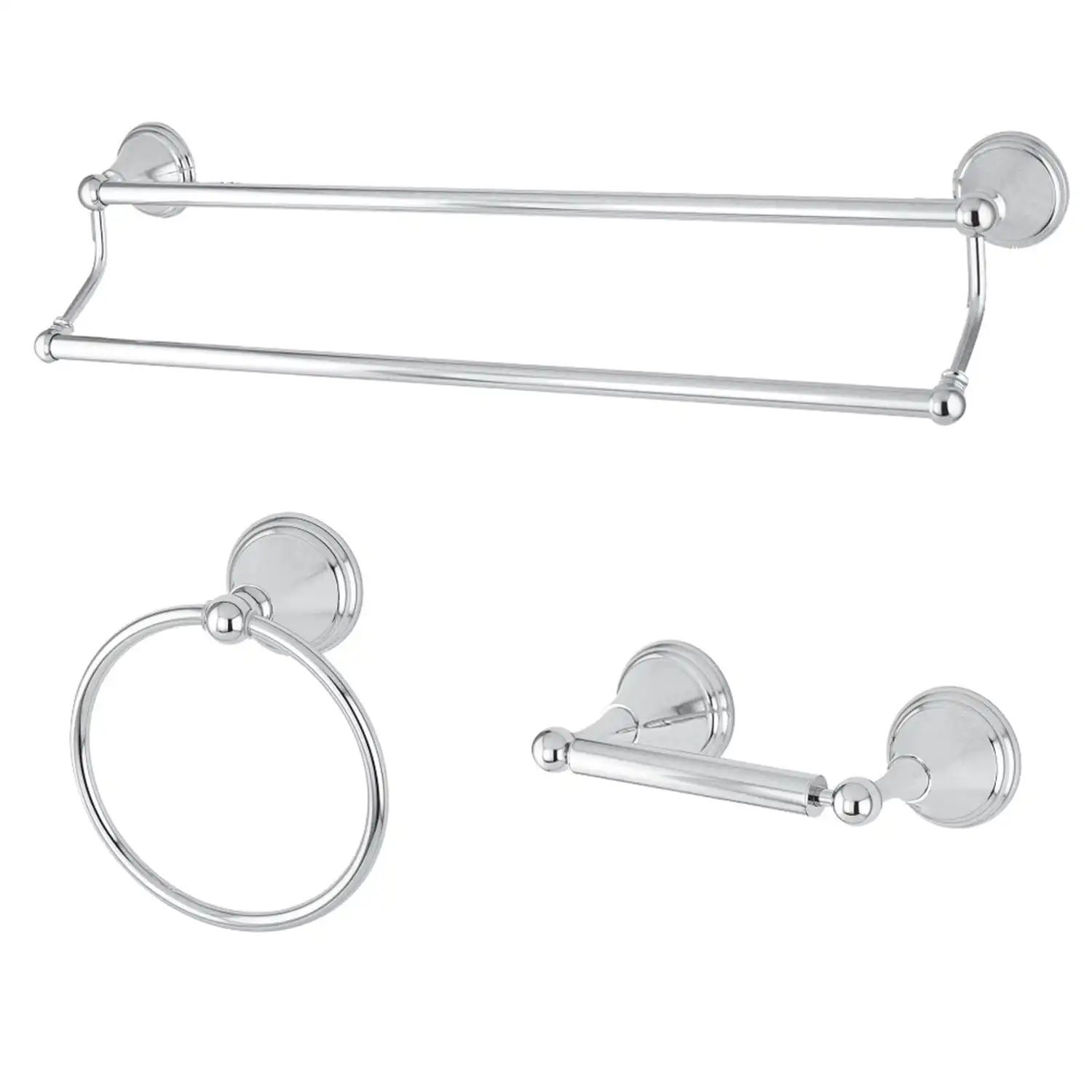 3 Piece Bathroom Hardware Set Corrosion-resistant Finish Designed for Long Lasting Durability Bathroom Decoration Accessories
3 Piece Bathroom Hardware Set Corrosion-resistant Finish Designed for Long Lasting Durability Bathroom Decoration Accessories