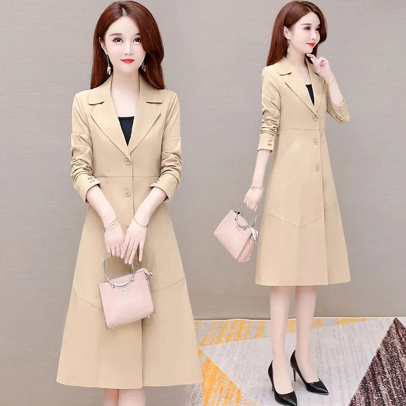 2022 Spring Autumn New Trench Coats Womens Fashion Casual All-match Windbreaker Jackets Women Long Slim Plus Size Overcoat
2022 Spring Autumn New Trench Coats Womens Fashion Casual All-match Windbreaker Jackets Women Long Slim Plus Size Overcoat