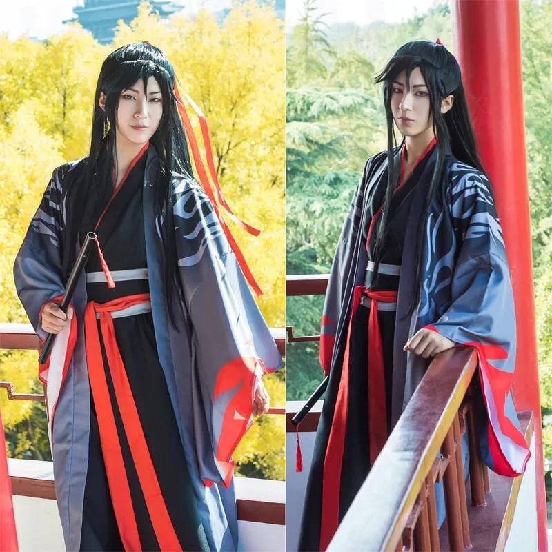 Anime Mo Dao Zu Shi Costume Wei Wuxian/Lan Wangji Costume Hanfu Magic Road Clothes Patriarch Anime Movies Costume Cosplay 
Anime Mo Dao Zu Shi Costume Wei Wuxian/Lan Wangji Costume Hanfu Magic Road Clothes Patriarch Anime Movies Costume Cosplay