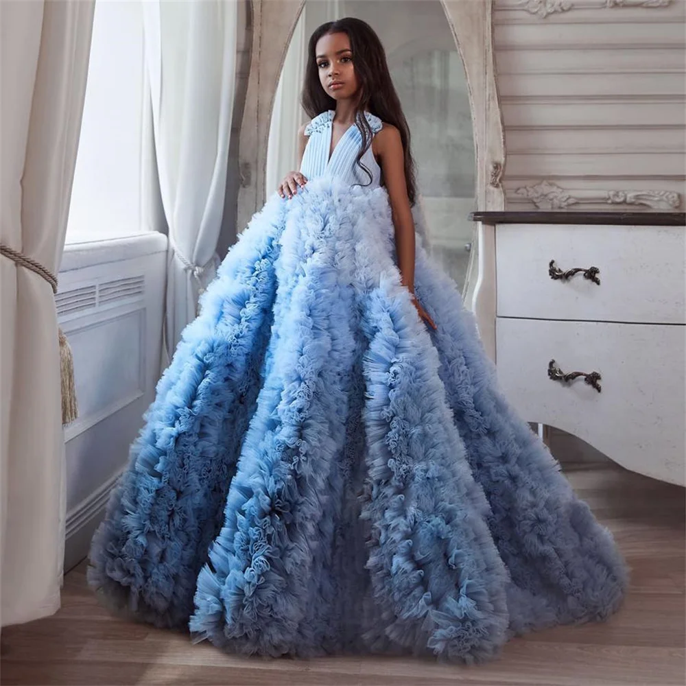 First Communion Dresses Sleeveless Elegance V-collar Flower Girls Dress Wedding Party Dance Beauty Pageant Fantasy Kids Gift
First Communion Dresses Sleeveless Elegance V-collar Flower Girls Dress Wedding Party Dance Beauty Pageant Fantasy Kids Gift