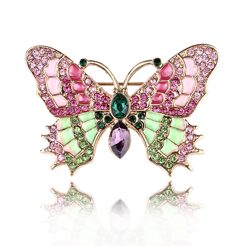 Classic Rhinestone Butterfly Brooches For Women Vintage Beauty Casual Brooch Pins Clothing Accessories Party Wedding Gifts
Classic Rhinestone Butterfly Brooches For Women Vintage Beauty Casual Brooch Pins Clothing Accessories Party Wedding Gifts