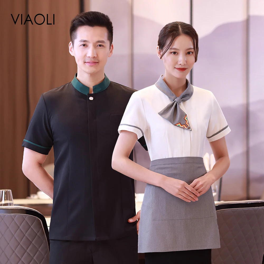 Men and Women Short Sleeved Hotel Clotheshigh Quality Receptionist Staff Beauty Salon Restaurant Fast Food Shop Cleaning Staff
Men and Women Short Sleeved Hotel Clotheshigh Quality Receptionist Staff Beauty Salon Restaurant Fast Food Shop Cleaning Staff