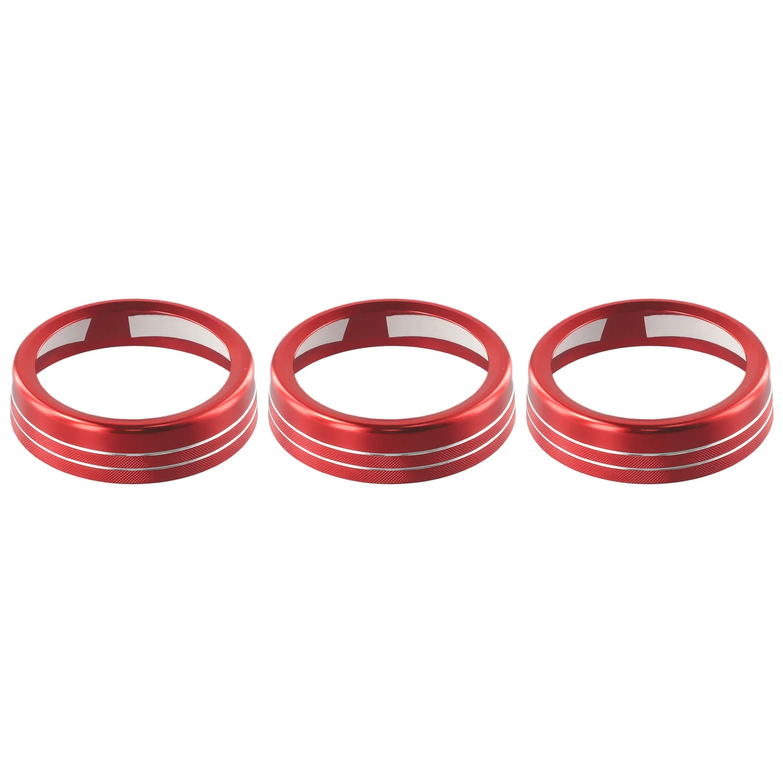 High Quality Air Condition Knob Rings Trim Blue Silver Red Easy To Install No Drilling Required 3pcs Set Accessories
High Quality Air Condition Knob Rings Trim Blue Silver Red Easy To Install No Drilling Required 3pcs Set Accessories