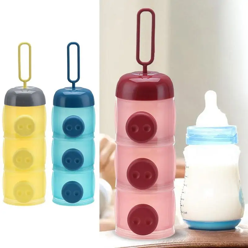Portable Baby Milk Powder Container Non-Spill Cans With 3 Layers Baby Bottle-Feeding Supplies For Home Outdoor Traveling
Portable Baby Milk Powder Container Non-Spill Cans With 3 Layers Baby Bottle-Feeding Supplies For Home Outdoor Traveling