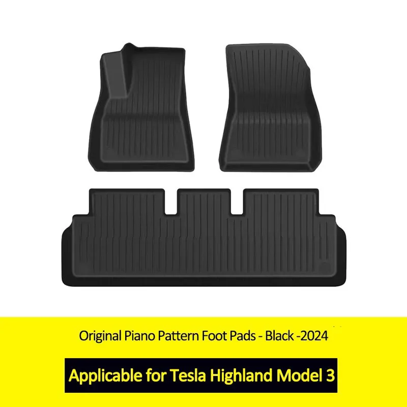 Floor Mats for 2024 New Tesla Model 3 Highland TPE Waterproof Wear-resistant Foot Pads 2023 Tesla Model3 Interior Accessories
Floor Mats for 2024 New Tesla Model 3 Highland TPE Waterproof Wear-resistant Foot Pads 2023 Tesla Model3 Interior Accessories