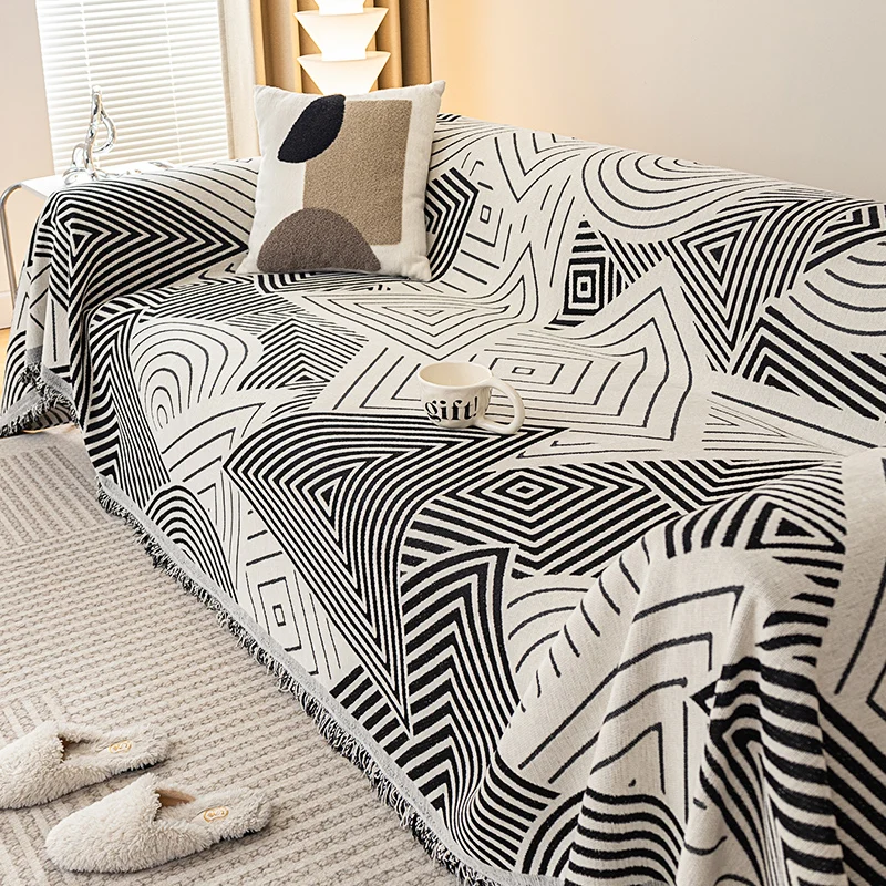 Modern Geometry Throw Blanket Single Full Four Season Chenille Sofa Cover Dust Anti-cat Scratch Protection Cover Sofa Blanket
Modern Geometry Throw Blanket Single Full Four Season Chenille Sofa Cover Dust Anti-cat Scratch Protection Cover Sofa Blanket