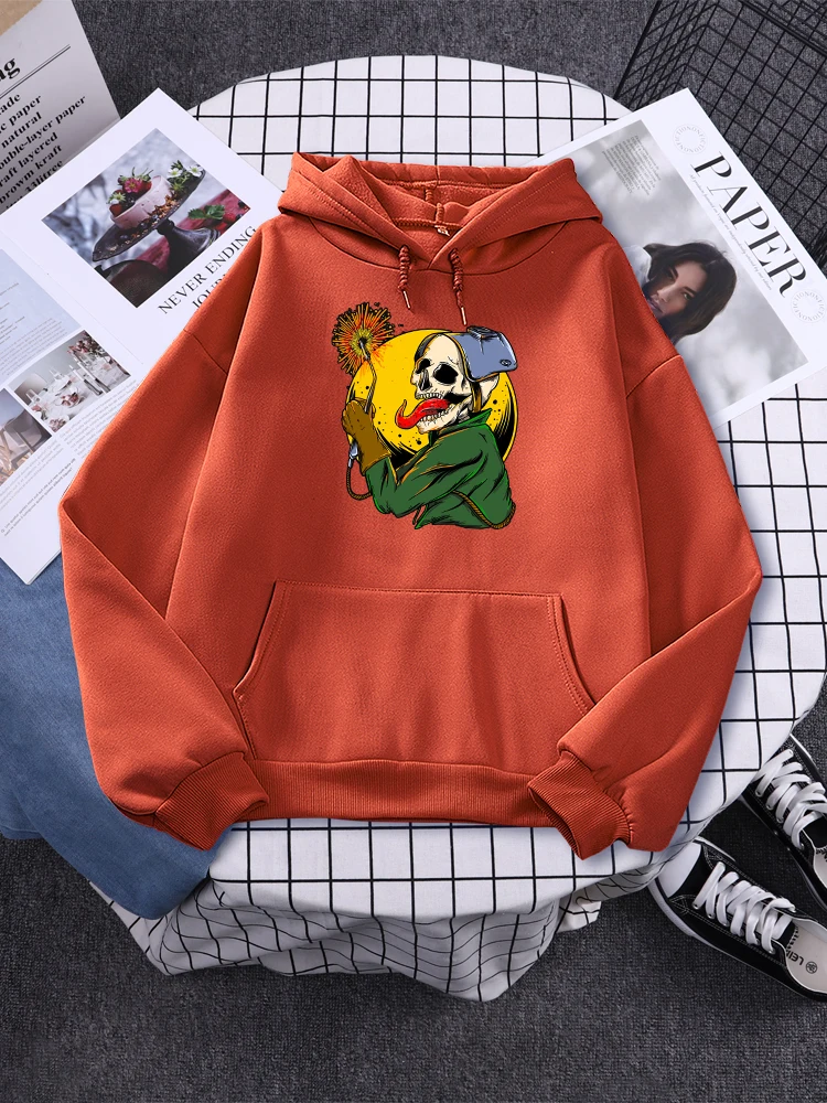 Skull Welder Horror Cartoon Prints Woman Hoodies Street Style Pullover Fashion Creativity Clothes Soft Casual Hooded For Women
Skull Welder Horror Cartoon Prints Woman Hoodies Street Style Pullover Fashion Creativity Clothes Soft Casual Hooded For Women