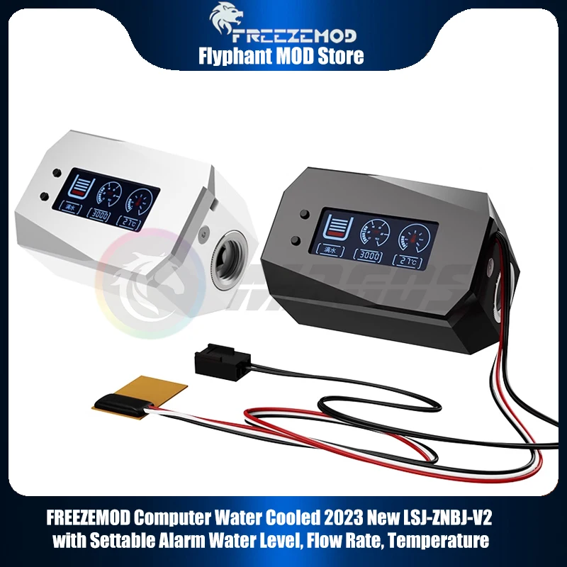 FREEZEMOD LSJ-ZNBJ-V2 Computer Water Cooler Monitor with Settable Alarm Water Level, Flow Rate, Temperature Cooling System
FREEZEMOD LSJ-ZNBJ-V2 Computer Water Cooler Monitor with Settable Alarm Water Level, Flow Rate, Temperature Cooling System