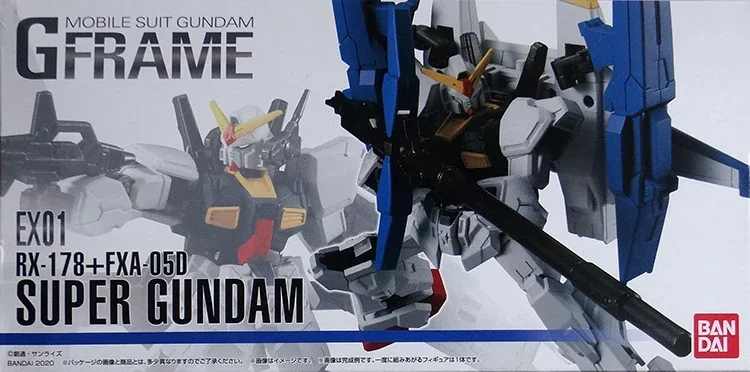 Original Bandai 46486 Assembled Model Toy Gundam G-FRAME EX01 Super Gundam Anime Action Figure Toys Ornaments Gifts for Children
Original Bandai 46486 Assembled Model Toy Gundam G-FRAME EX01 Super Gundam Anime Action Figure Toys Ornaments Gifts for Children
