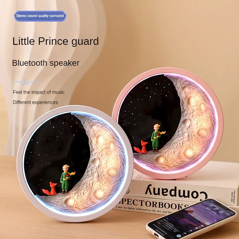 

Little Prince Guard Wireless Bluetooth Speaker Stereo Surround Sound Birthday Gift Subwoofer Creative Cartoon Home Furnishings