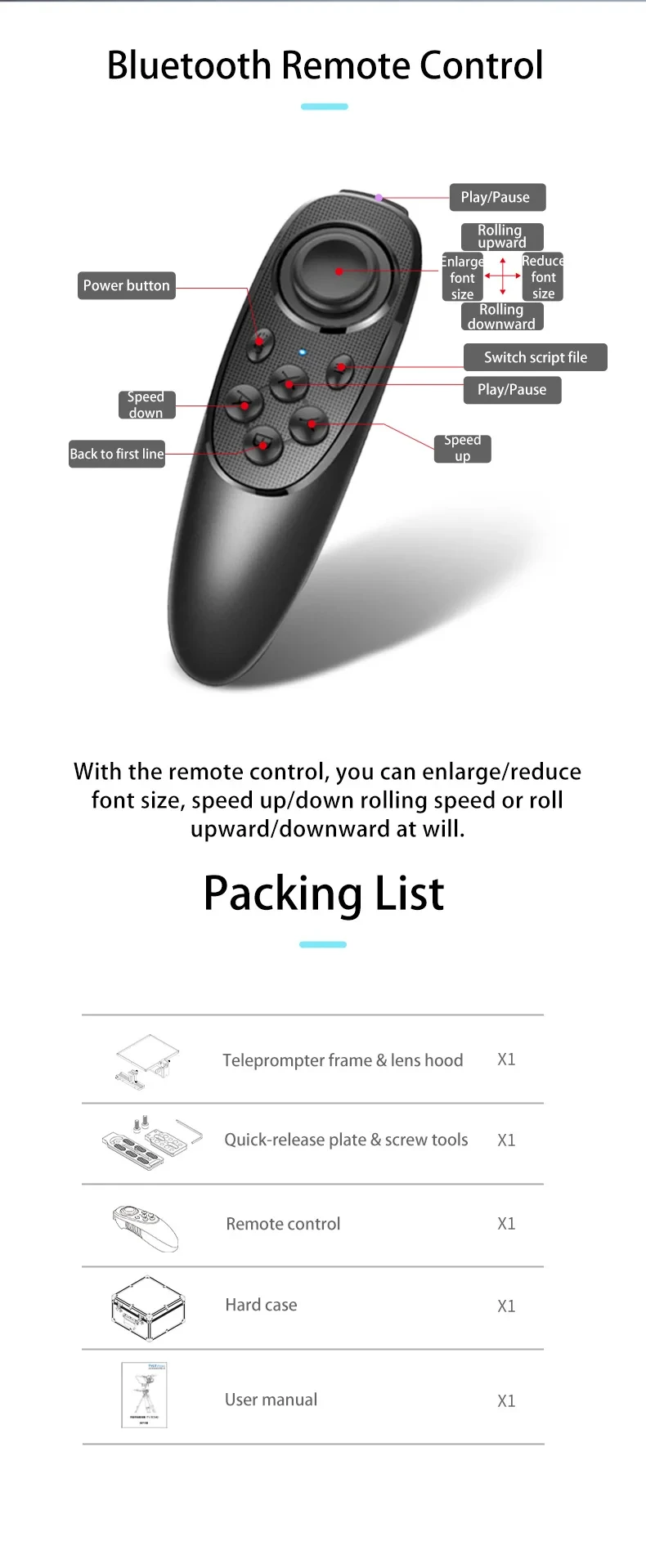 TYSTVideo TS-T50Q DSLR Camera Mobile Live Streaming Video Recording Portable Tablet 15 inch Large Screen Teleprompter 17 TYSTVideo TS-T50Q DSLR Camera Mobile Live Streaming Video Recording Portable Tablet 15 inch Large Screen Teleprompter 11