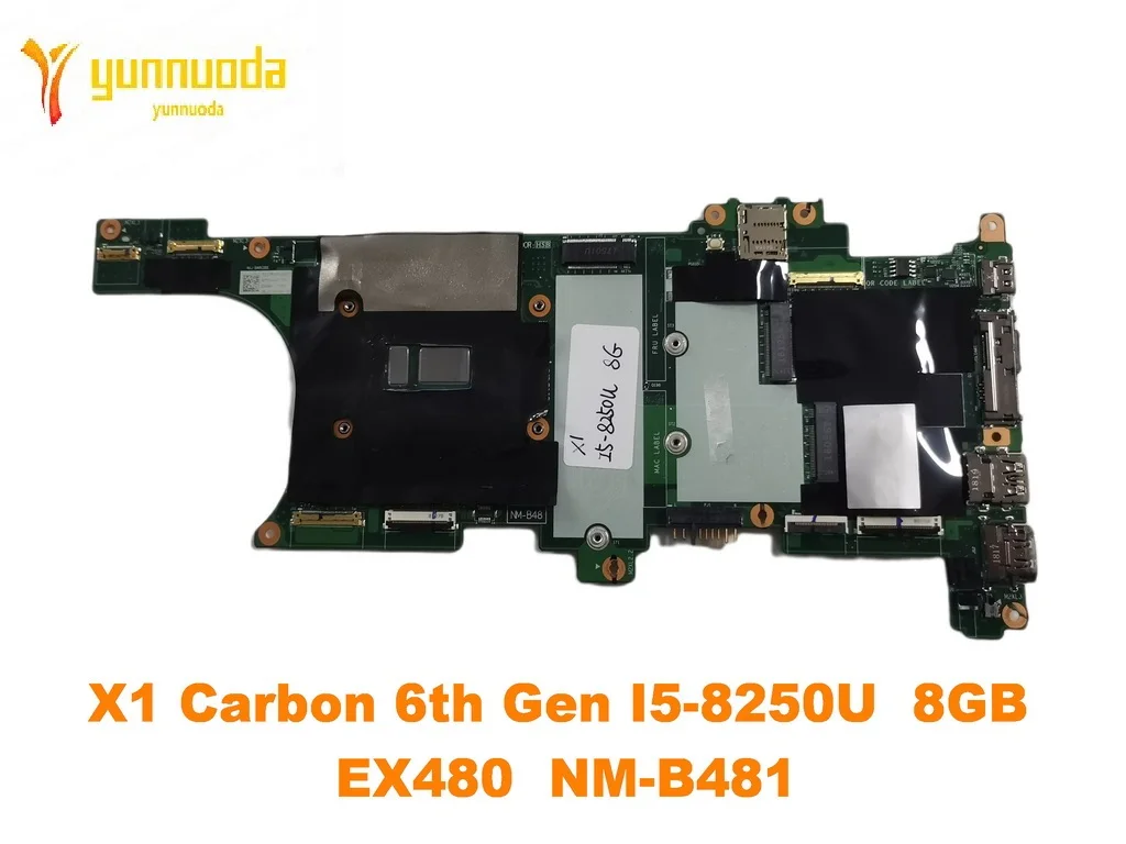 Original for Lenovo Thinkpad X1 Carbon 6th Gen Laptop motherboard I5-8250U 8GB EX480 NM-B481 tested good free shipping
Original for Lenovo Thinkpad X1 Carbon 6th Gen Laptop motherboard I5-8250U 8GB EX480 NM-B481 tested good free shipping