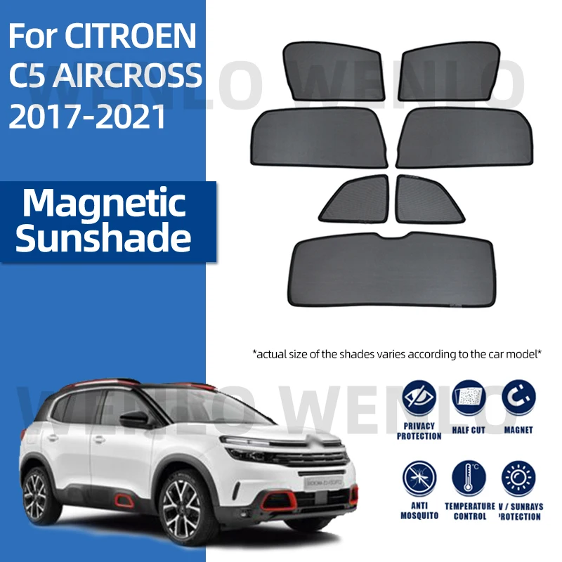 For Citroen C5 Aircross 2018-2023 Side Window Sun Shade Visor Magnetic Car Sunshade Front Rear Windshield Frame Curtains Shield
For Citroen C5 Aircross 2018-2023 Side Window Sun Shade Visor Magnetic Car Sunshade Front Rear Windshield Frame Curtains Shield