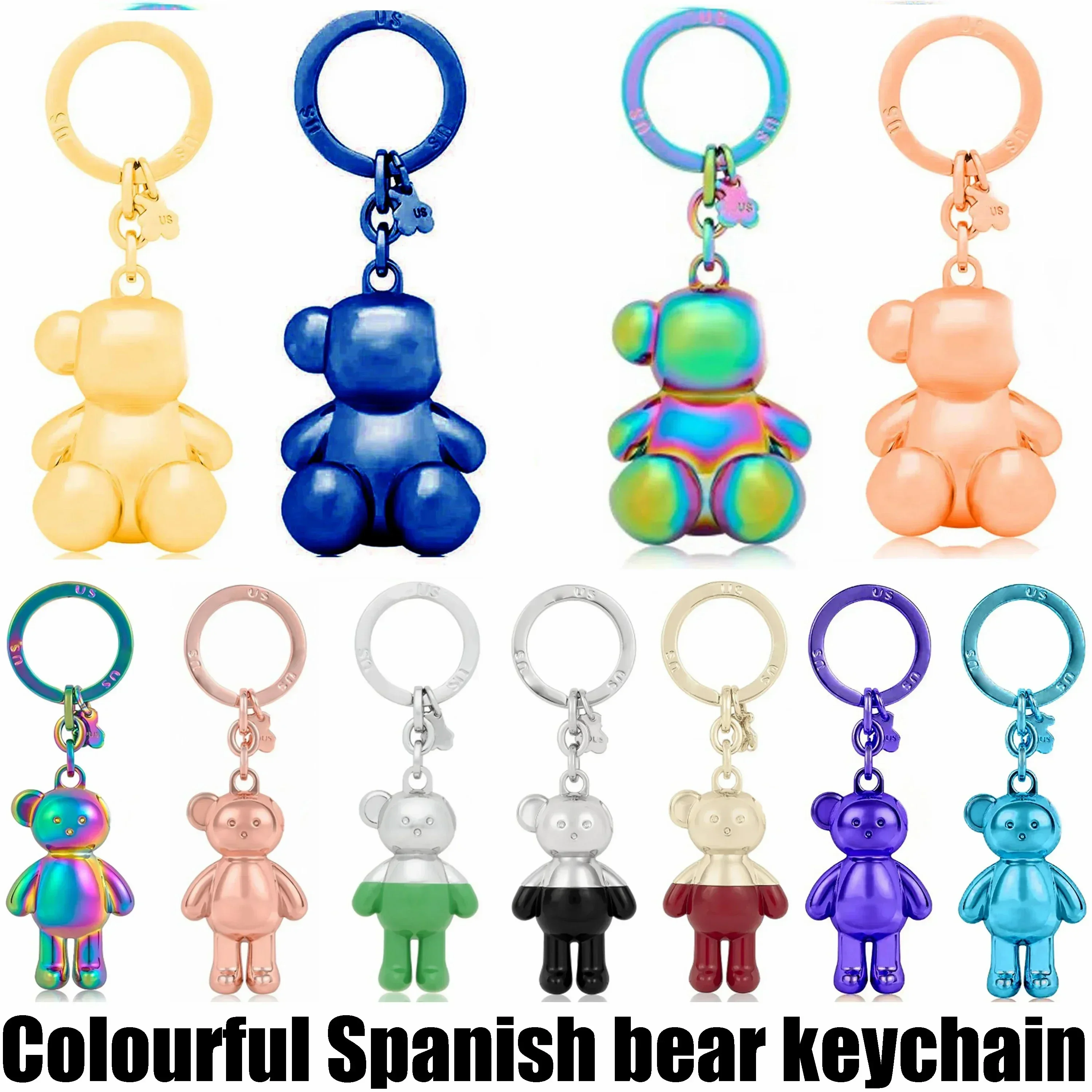 2023 New S925 Sterling Silver Pendant Spanish Bear Keychain with Gorgeous Color and Trendy Fashion To Enhance Temperament Charm
2023 New S925 Sterling Silver Pendant Spanish Bear Keychain with Gorgeous Color and Trendy Fashion To Enhance Temperament Charm