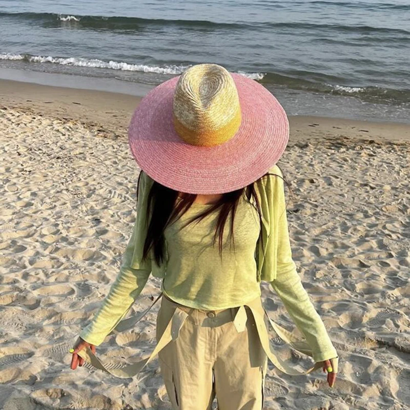 ins Pink Summer Straw Hat For Women Big Brim Beach Hat Ladies Panama Hat UV Protection Hawaiian Vacation Gifts Outdoor
ins Pink Summer Straw Hat For Women Big Brim Beach Hat Ladies Panama Hat UV Protection Hawaiian Vacation Gifts Outdoor