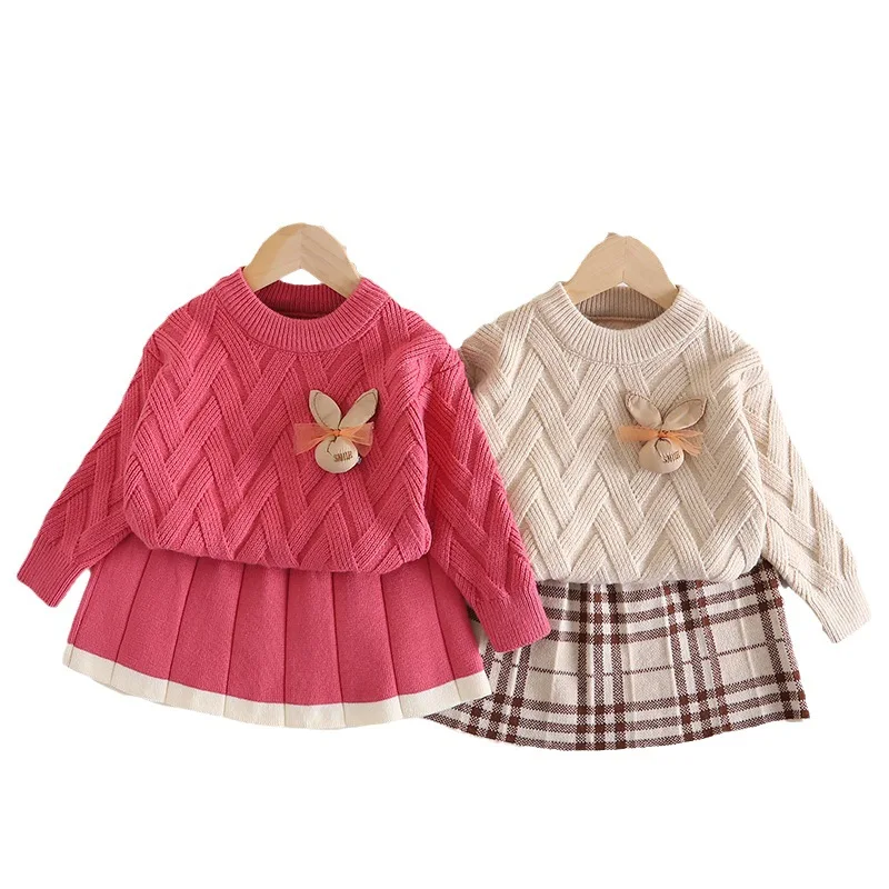 1-6 Years Toddler Girls Sweater Skirt Sets 2 Pcs Autumn Winter New 2023 Fashion Rabbit Quality Pullover Baby Outfit Suits
1-6 Years Toddler Girls Sweater Skirt Sets 2 Pcs Autumn Winter New 2023 Fashion Rabbit Quality Pullover Baby Outfit Suits