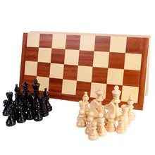 Large Wooden Chess Set Folding Checkerboard With 32 Chessman Interior Storage Portable Travel Board Game For Kids Beginner
Large Wooden Chess Set Folding Checkerboard With 32 Chessman Interior Storage Portable Travel Board Game For Kids Beginner