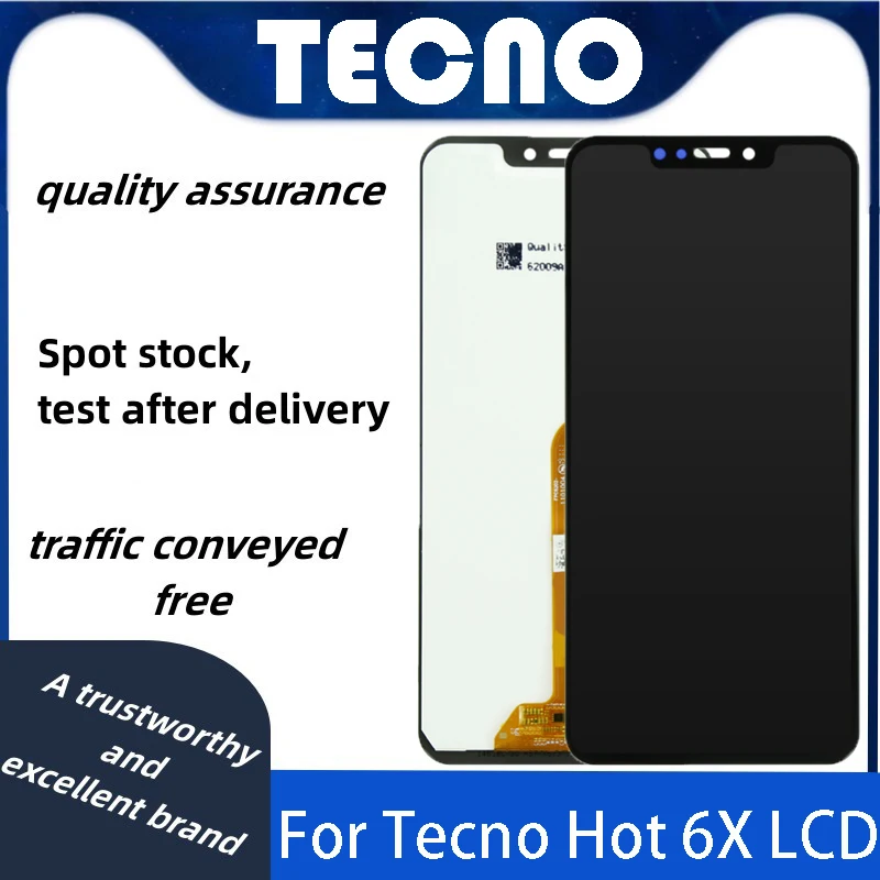6.2 inch LCD screen for Infinix Hot 6x x623 x623b, digitizer installation with touch screen, free tools
6.2 inch LCD screen for Infinix Hot 6x x623 x623b, digitizer installation with touch screen, free tools