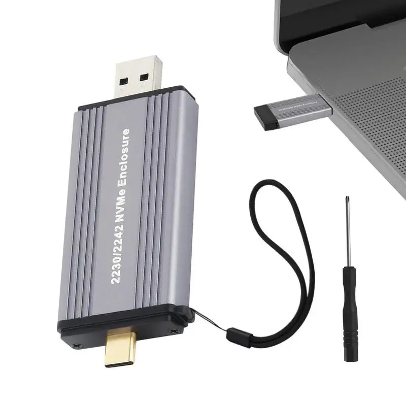 Portable M.2 SSD Enclosure Universal 10Gbps External M2 Enclosure Solid Disk Enclosure Multifunctional Professional External
Portable M.2 SSD Enclosure Universal 10Gbps External M2 Enclosure Solid Disk Enclosure Multifunctional Professional External