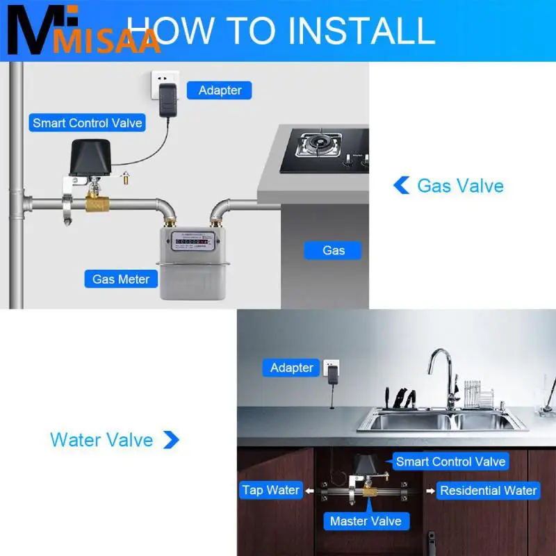 Automation Skits Assistant Countdown Timer Tuya Water Gas Leakage Smart Faucet Controller Smart House Water Valve Smart
Automation Skits Assistant Countdown Timer Tuya Water Gas Leakage Smart Faucet Controller Smart House Water Valve Smart
