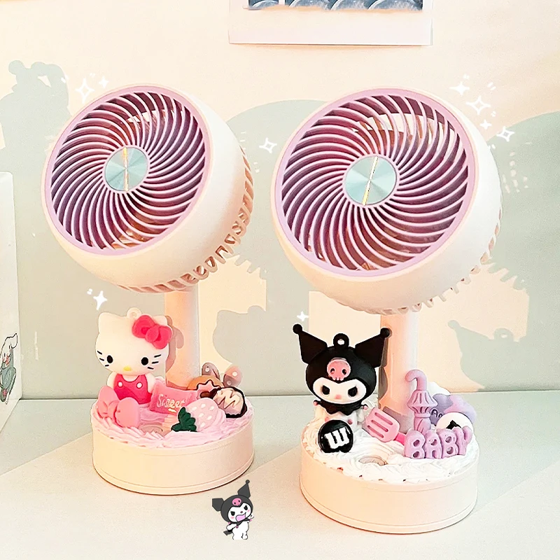 Kawaii Sanrio Hello Kitty Fan Kuromi Cinnamoroll Cute Cartoon DIY Mini Electric Fan USB Long Battery Life Portable Silent Fan
Kawaii Sanrio Hello Kitty Fan Kuromi Cinnamoroll Cute Cartoon DIY Mini Electric Fan USB Long Battery Life Portable Silent Fan