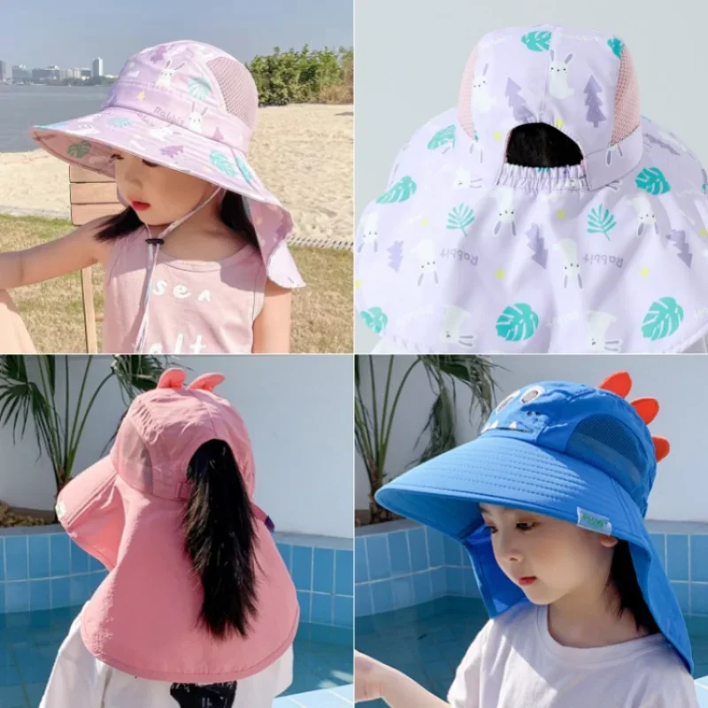 Sun Protection Beach Caps Outdoor Summer Hat for Kids Children Sun Hat Safety Neck Ear Cover Kids Boy Girl Flap Cap for Children
Sun Protection Beach Caps Outdoor Summer Hat for Kids Children Sun Hat Safety Neck Ear Cover Kids Boy Girl Flap Cap for Children