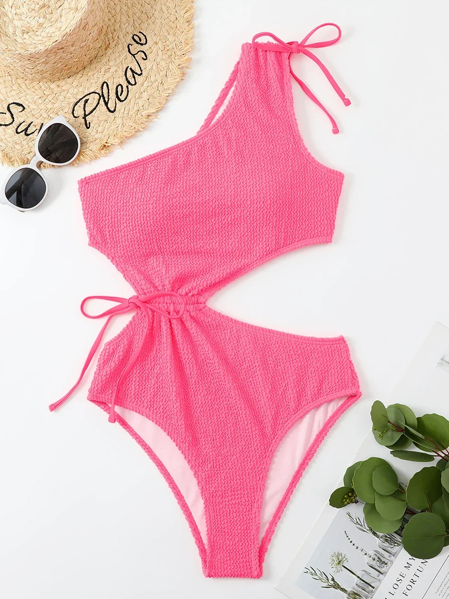 Sexy Hollow Out Swimwear Women Swimsuit 2022 One Shoulder Swim Wear Beach Outfits for Woman Bathing Suit maillot de bain femme
Sexy Hollow Out Swimwear Women Swimsuit 2022 One Shoulder Swim Wear Beach Outfits for Woman Bathing Suit maillot de bain femme