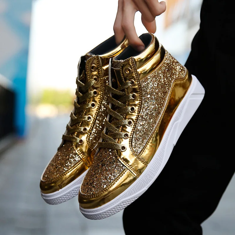 2024 Oversized Leather Boots Shiny Face Personalized Martin Boots Men's Casual Board Shoes High Top Stage Vintage Gold Boots
2024 Oversized Leather Boots Shiny Face Personalized Martin Boots Men's Casual Board Shoes High Top Stage Vintage Gold Boots